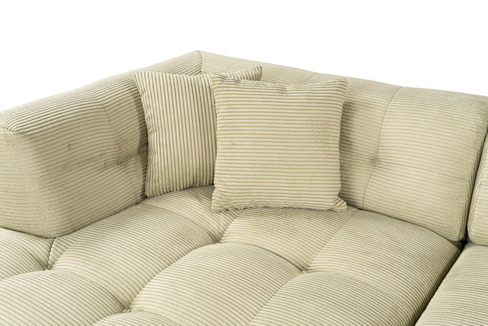 Atelier Del Sofa Sofá Esquinero Cady Corner Left - Verde